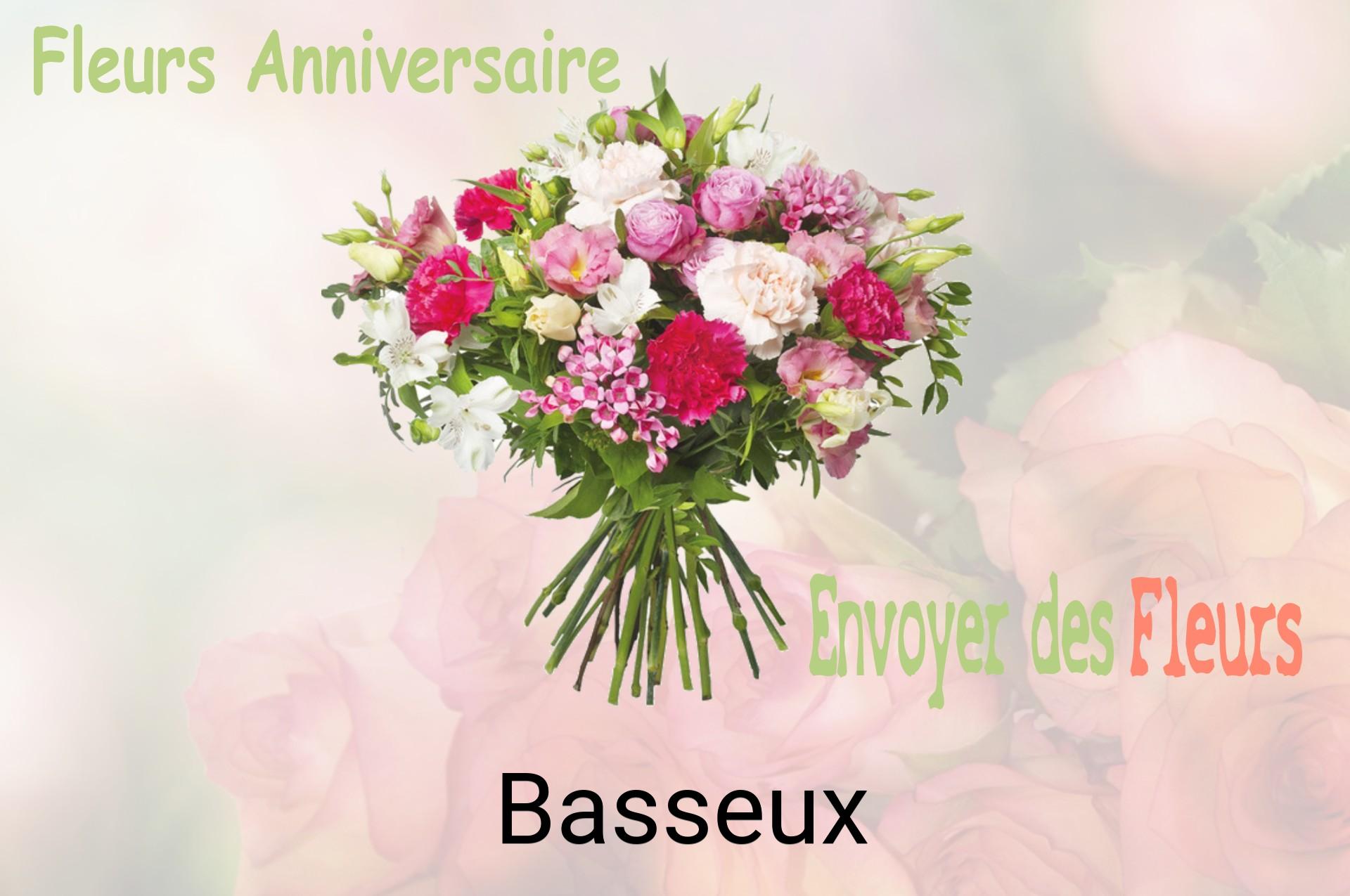 Bouquet de fleurs d’anniversaire livré à Basseux